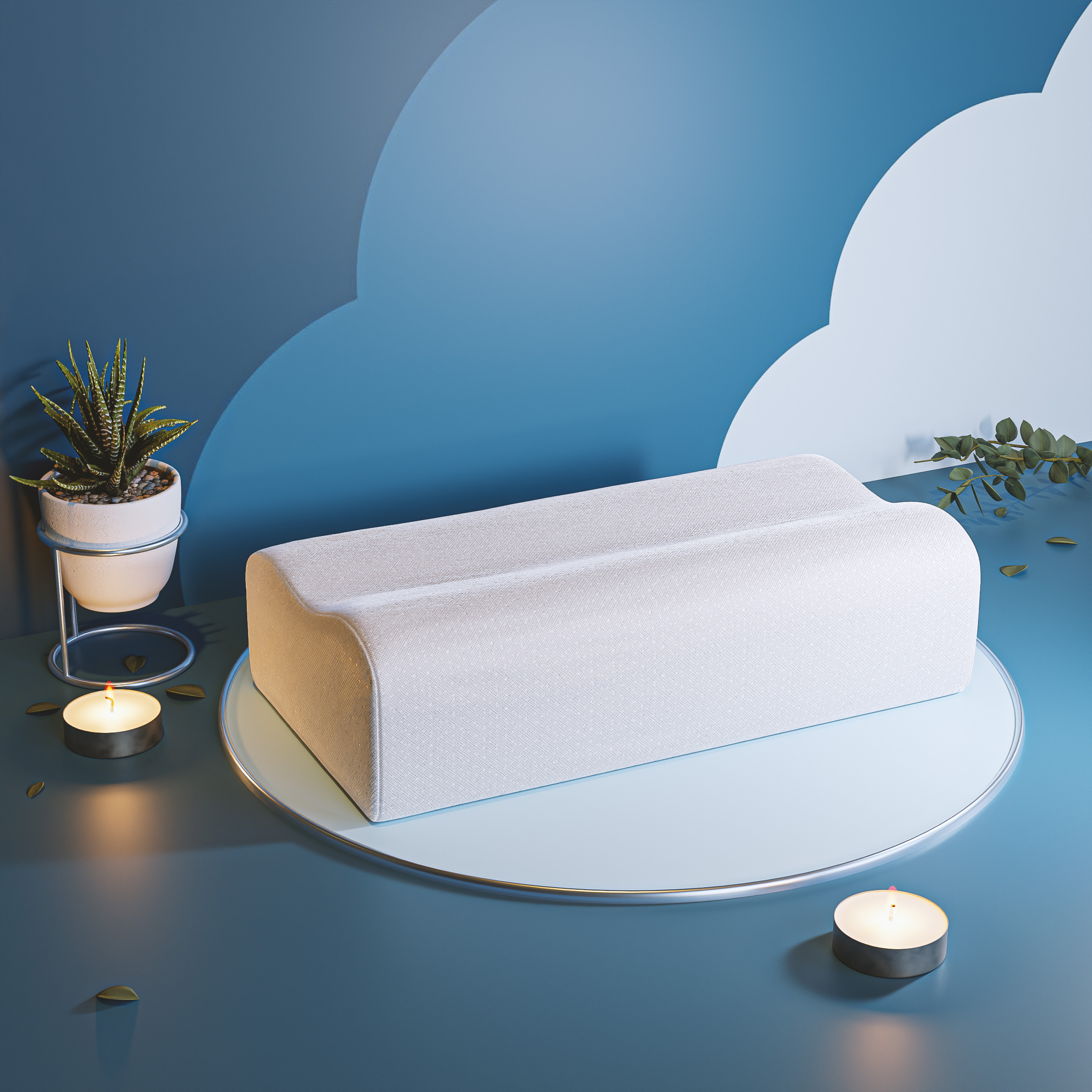 Medium Firm Pillowgods Adjustable Pillow - Image 1